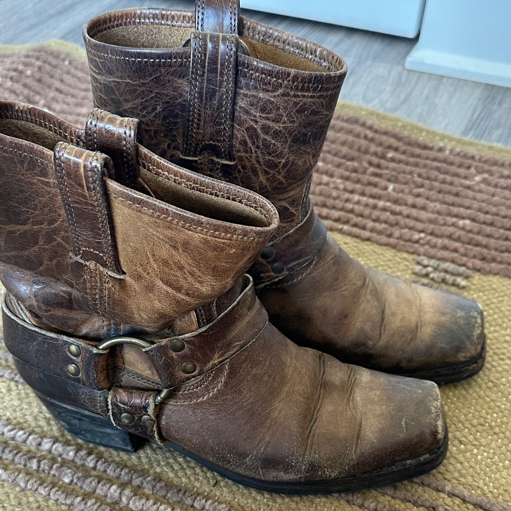 Frye harness boots
